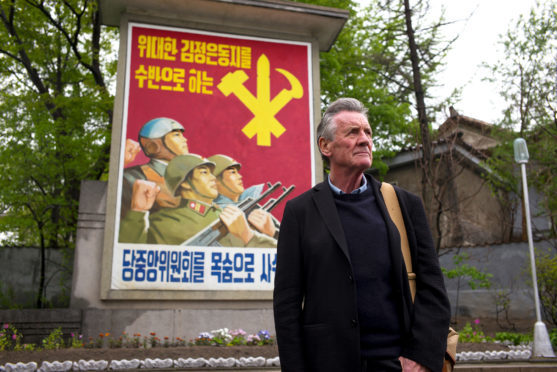 Michael Palin in North Korea.