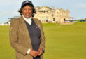 Renee Powell stands on the Old Course during a visit to St Andrews in 2015