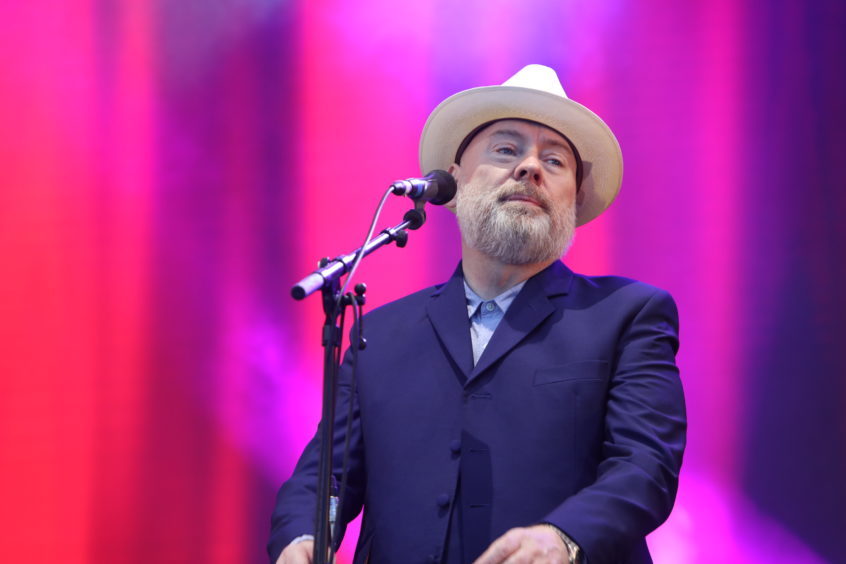 Gary Clark on stage on day two of Dundee's 3D Festival in 2018. Image: DCT