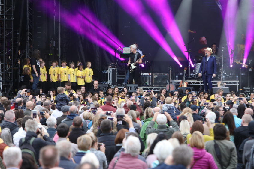 Crowds at day two of the 3D Festival