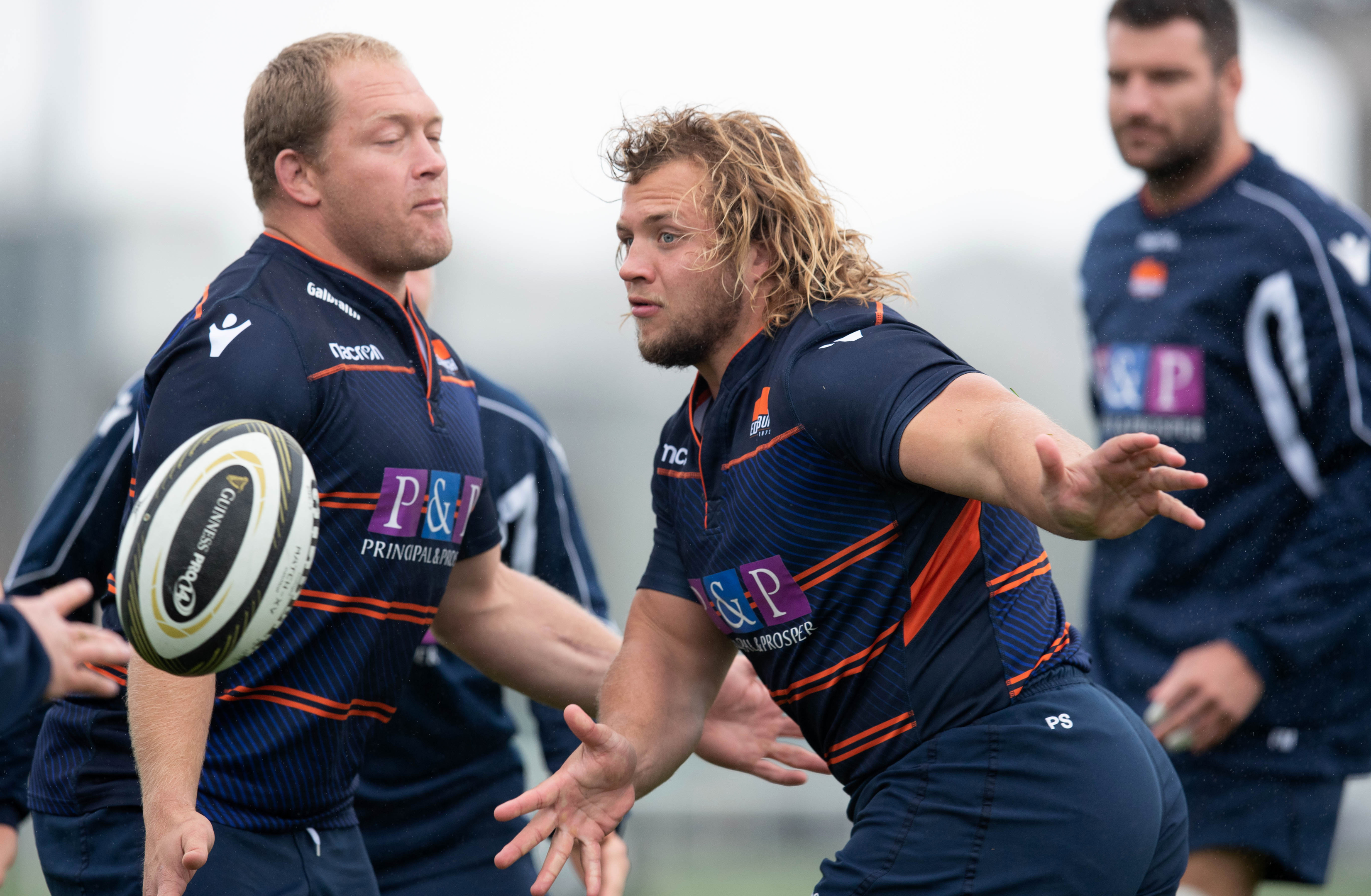 Edinburgh's Willem Nel (left) and Pierre Schoeman will team up in the front row at Ulster.