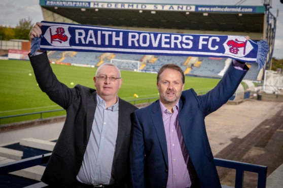 John McGlynn (left) with assistant Paul Smith.