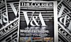 Wednesday's Courier had world exclusive photos from inside V&A Dundee.
