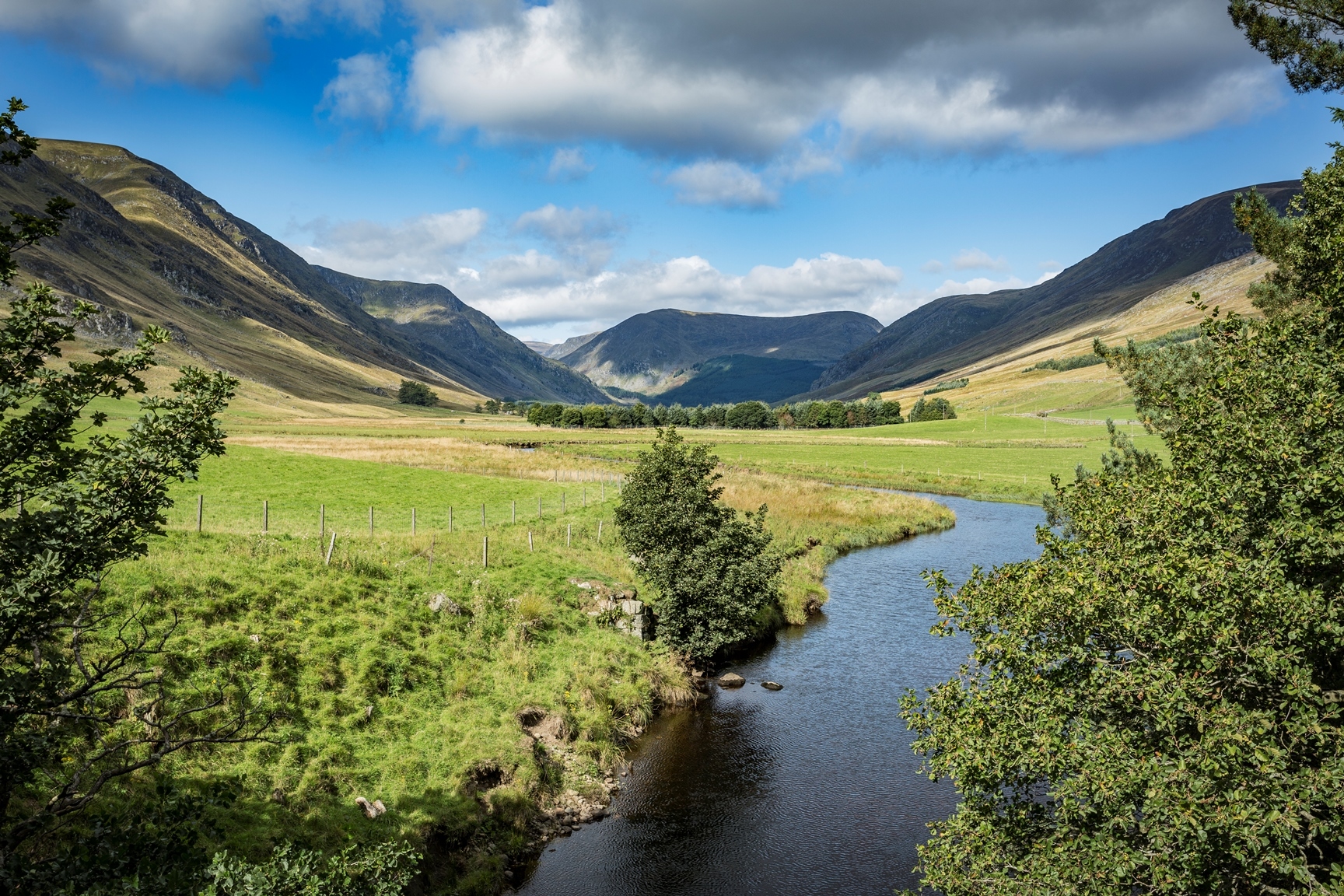 The natural beauty of Glen Clova is part of Angus's appeal