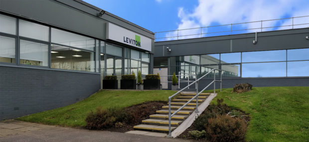 The former Brand-Rex factory at Glenrothes now operates under the banner of parent group Leviton