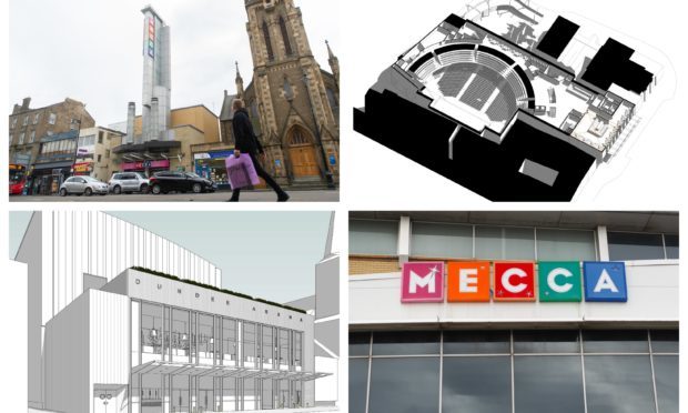 The plans would see Dundees Mecca Bingo hall transformed.