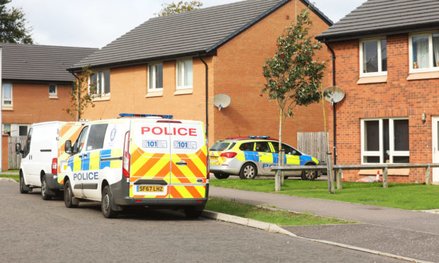 Police on Hoylake Place.