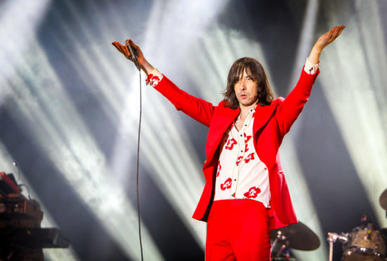 Bobby Gillespie of Primal Scream  performing at 3D Festival in Slessor Gardens, Dundee on September 14.