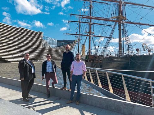 GAC UK agency manager Colin McPhee, managing director Herman Jorgensen, oil, gas & renewables general manager Adrian Henry and agency manager David Thorburn.