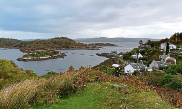 Picture postcard: A panorama out to Loch Fyne from Tarbert, Argyll.