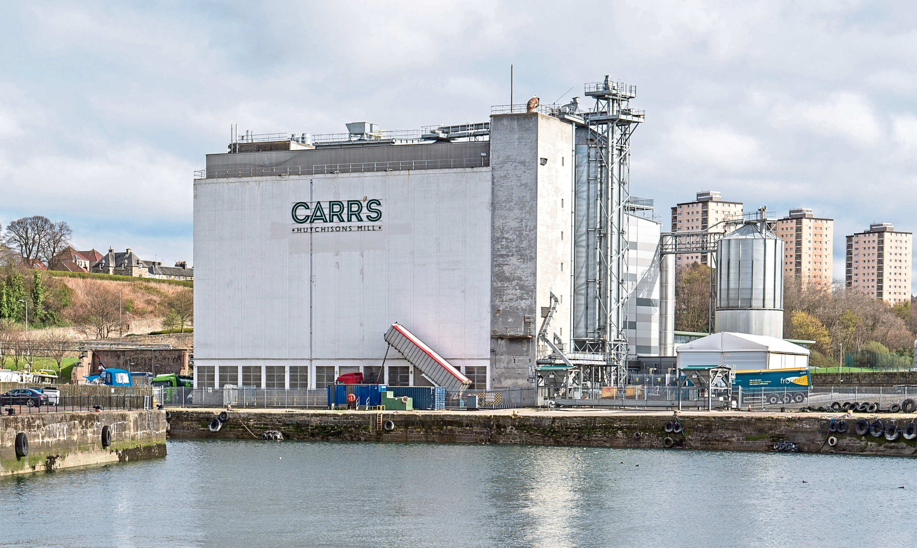 Carrs flour mill building at Kirkcaldy harbour. Picture: Steven Brown