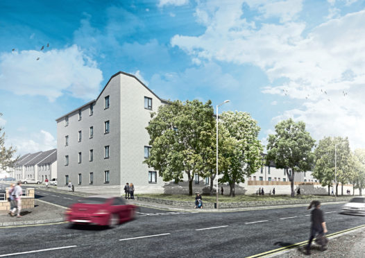 Plans to build nearly 60 new homes within a derelict former Dundee factory have been submitted to the local authority