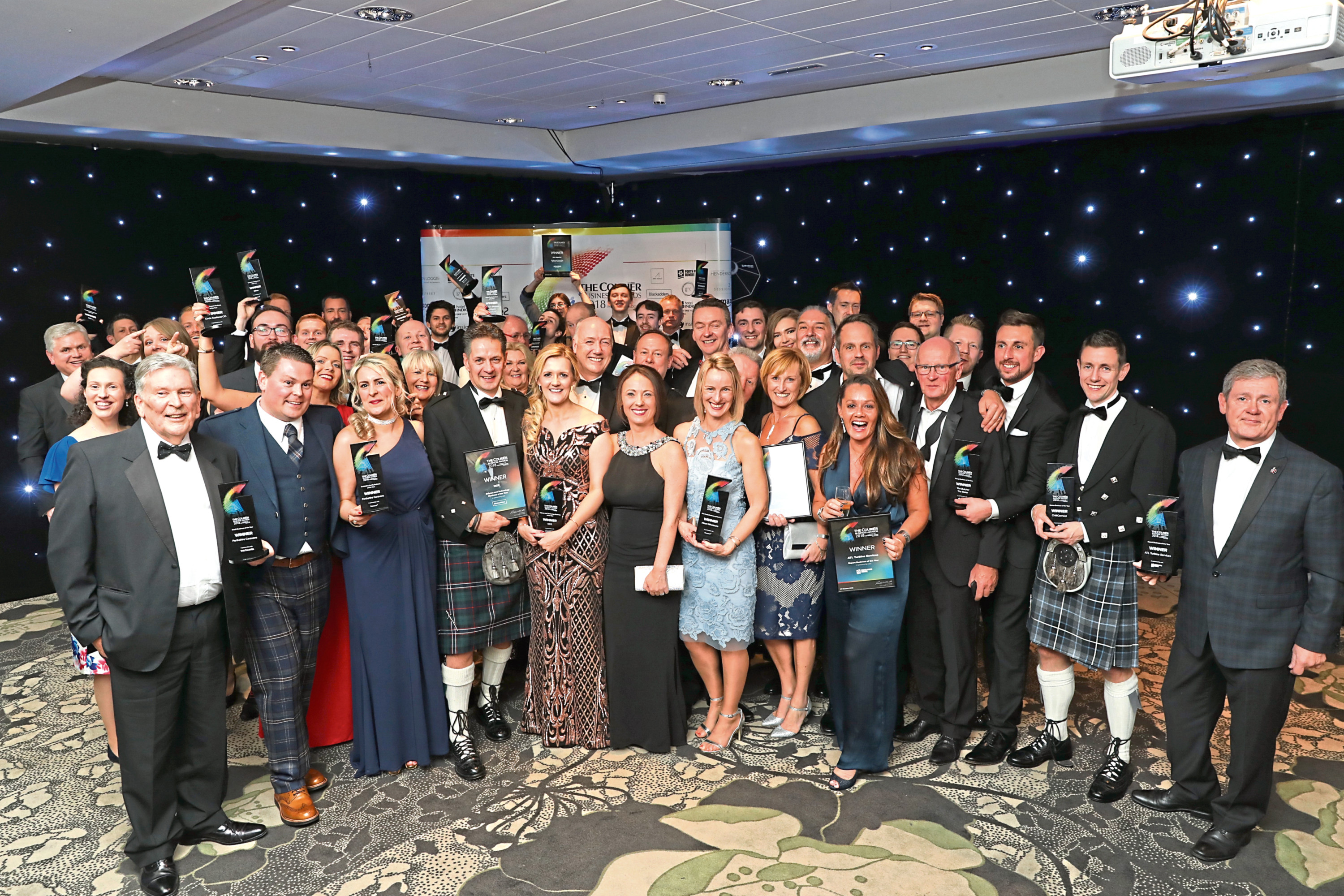 Last year's Courier Business Award winners.