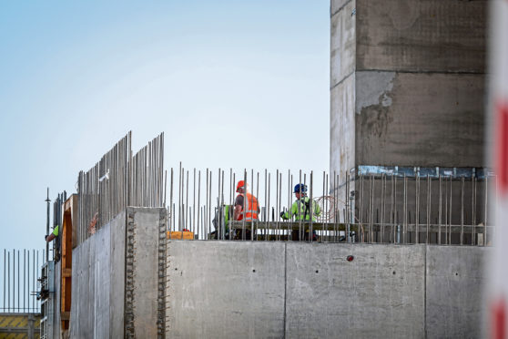 Construction work is under way at MVV's new energy from waste facility at Baldovie in Dundee