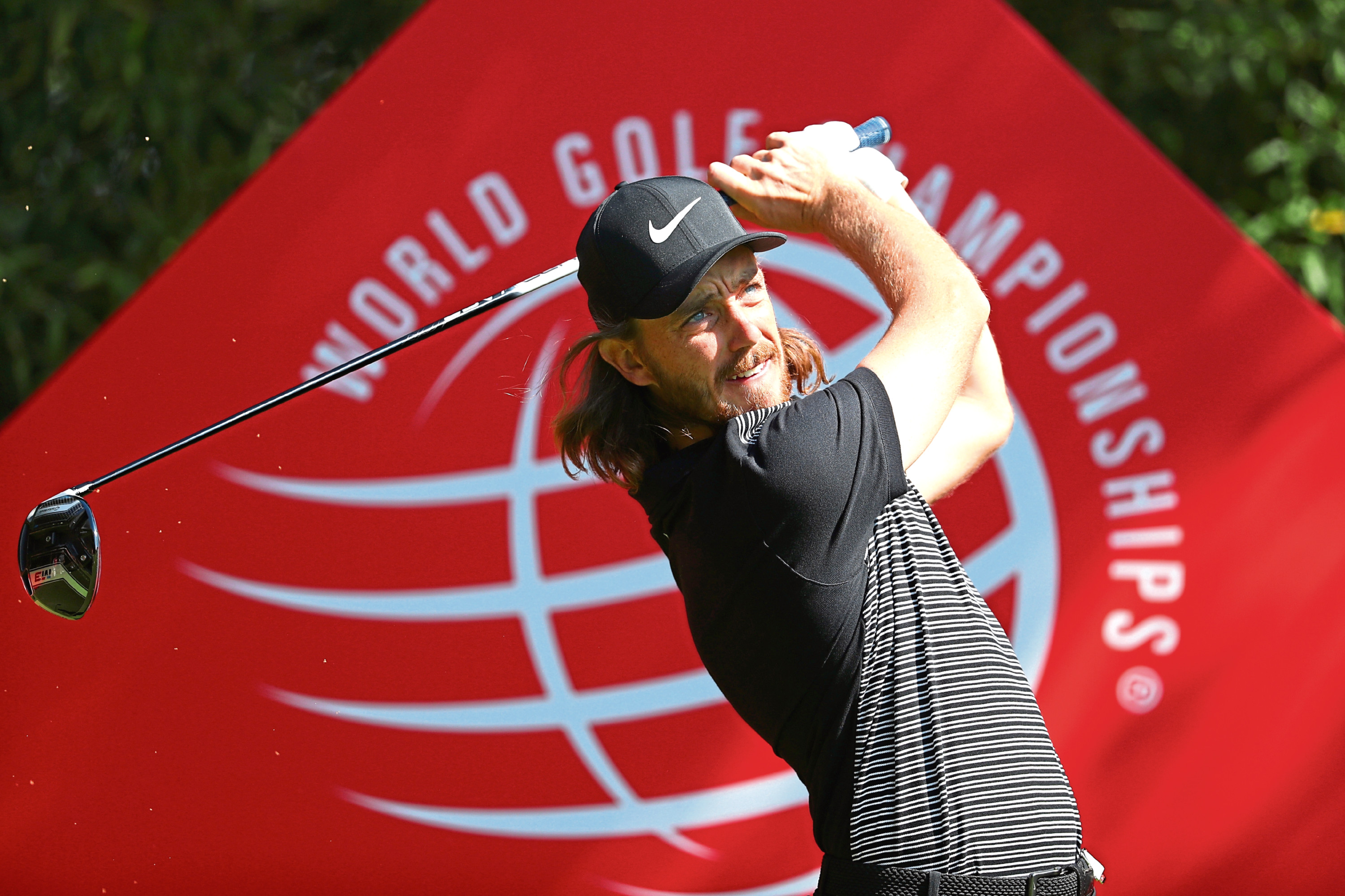 SHANGHAI, CHINA - OCTOBER 28:  Tommy Fleetwood of England plays his shot from the second tee during the final round of the WGC - HSBC Champions at Sheshan International Golf Club on October 28, 2018 in Shanghai, China.  (Photo by Matthew Lewis/Getty Images)