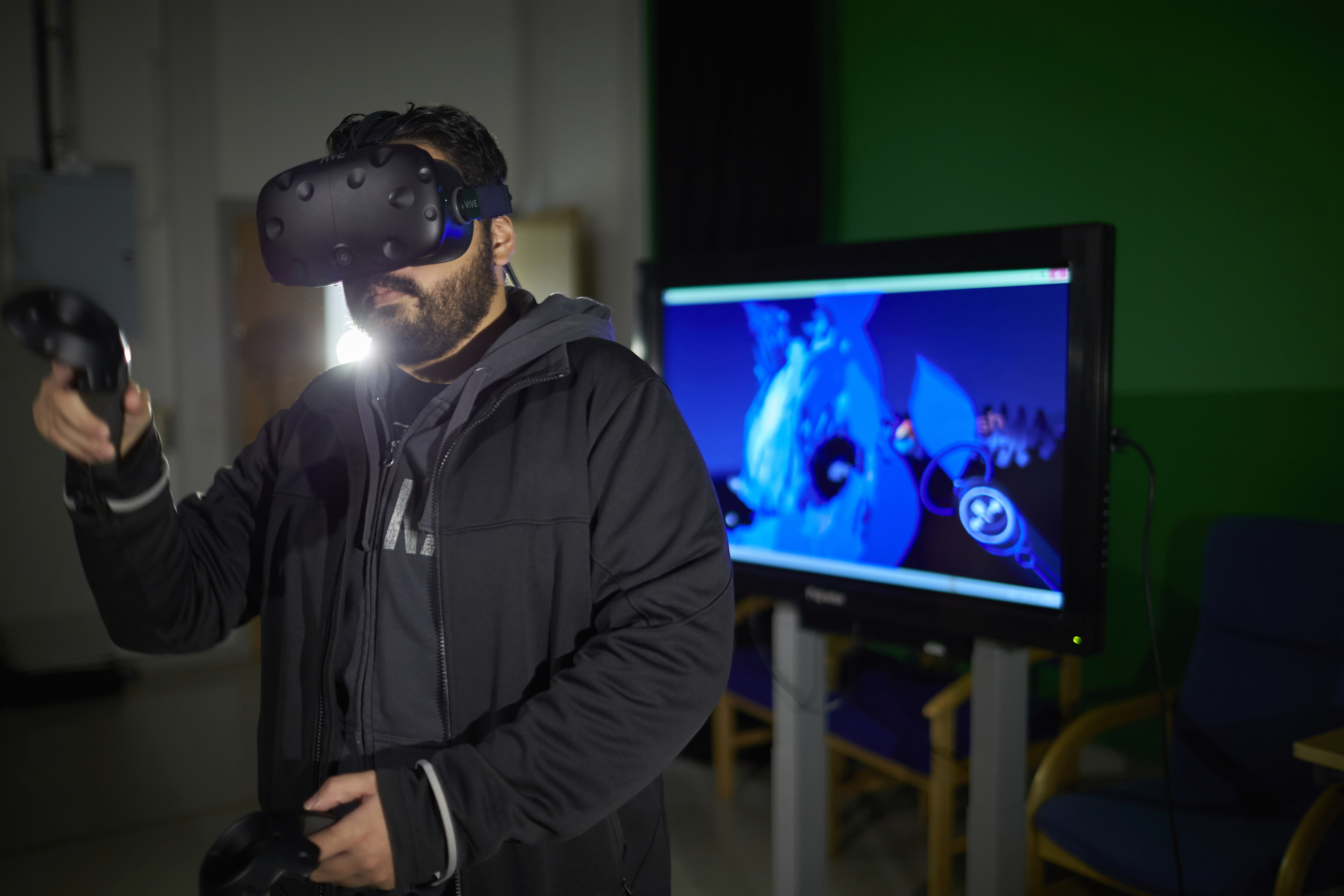 Virtual Reality technology on display at Abertay University