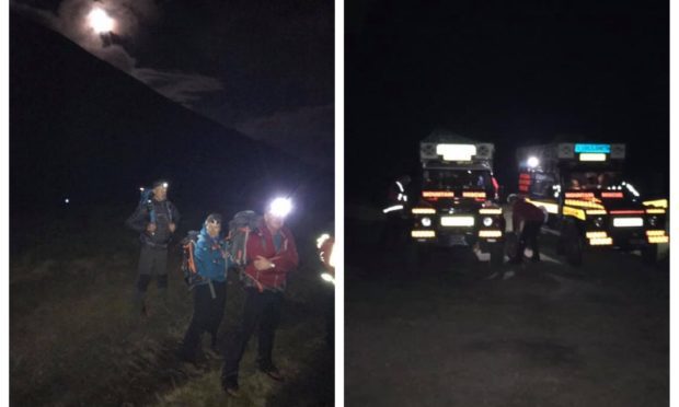 The Braemar Mountain Rescue team were called out to Ben Macdui.