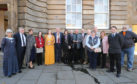 Local dignitaries gathered to mark Burntisland's status as Fife's favourite conservation area.