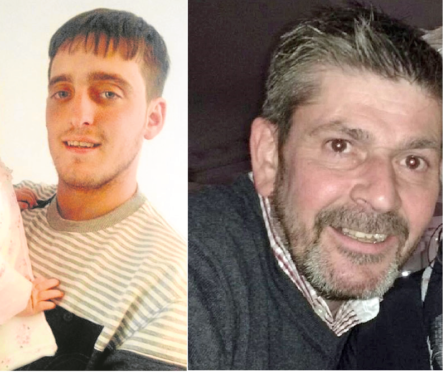 Dale Thomson, left, and David Ramsay both died after visiting Carseview