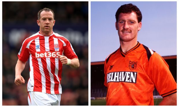 Charlie Adam Junior (left) and Senior (right).