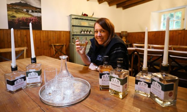 Kim Cameron, owner of the Gin Bothy.