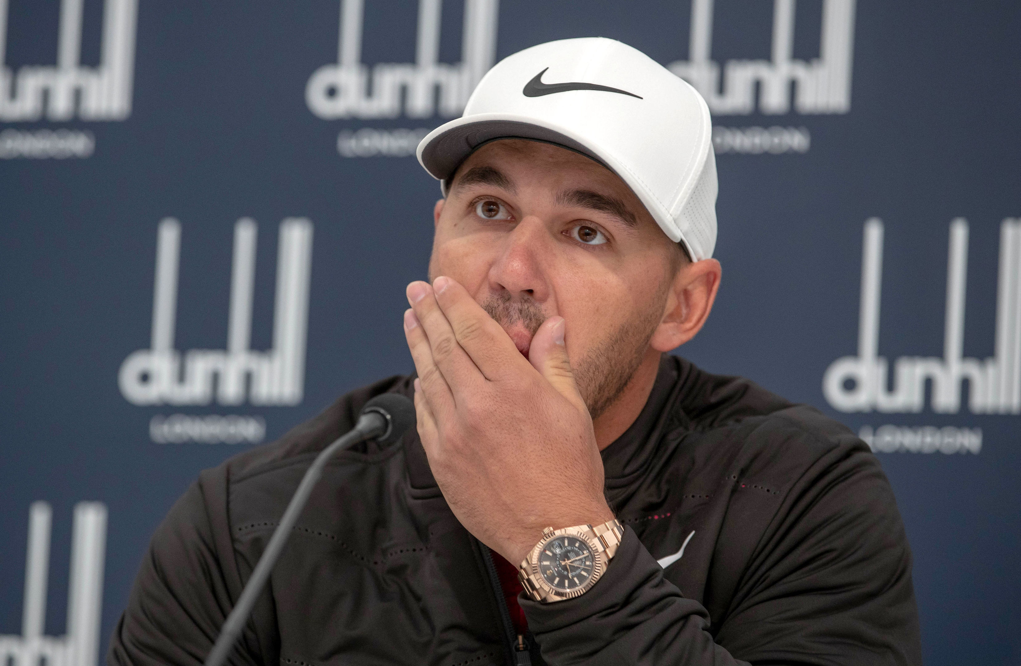 Brooks Koepka had "one of the worst days of his life" after a fan was partially blinded by a wayward drive.