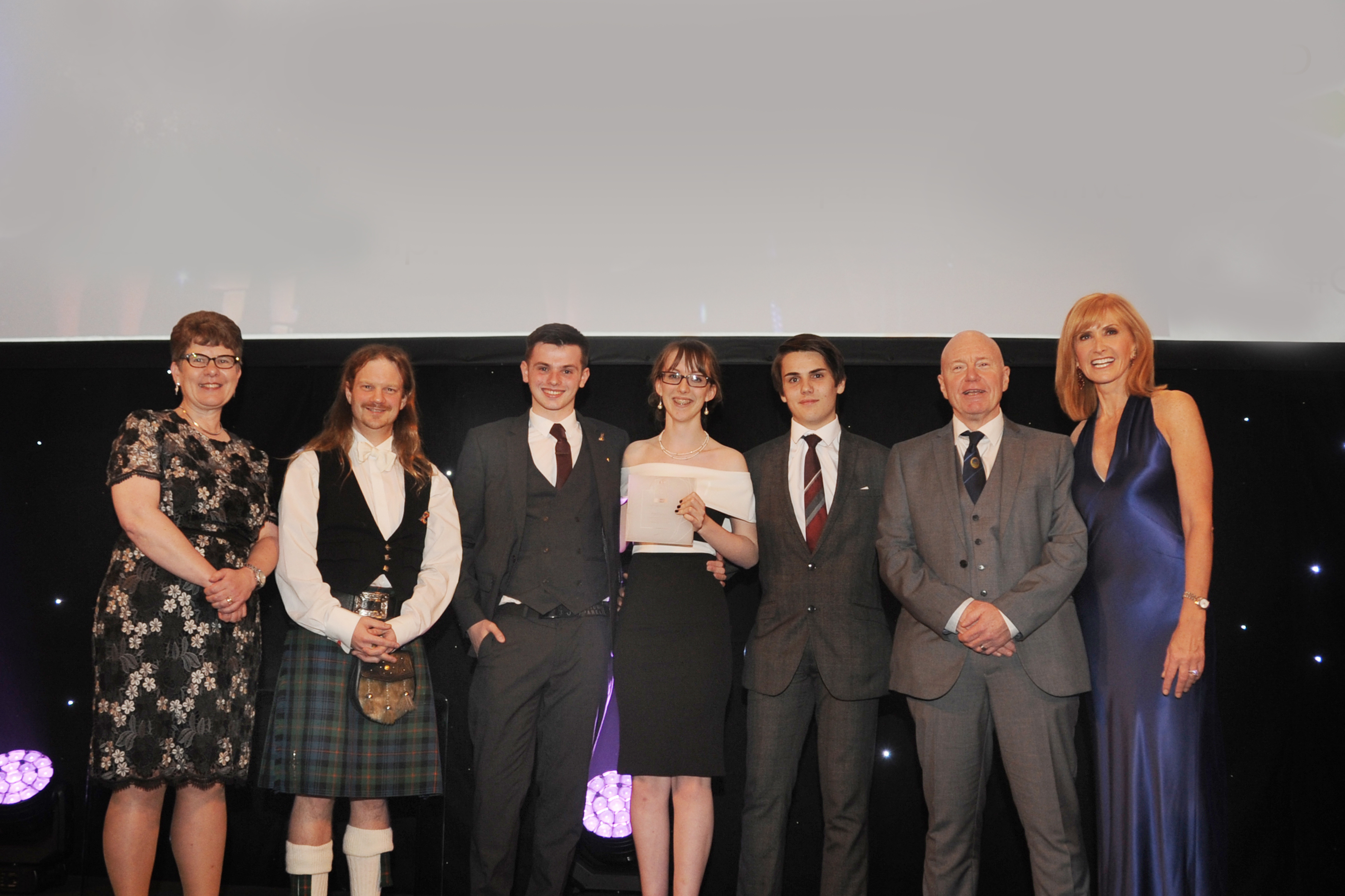 Staff and pupils from Kirkcaldy High picked up the award at the Fairmont St Andrews last week.
