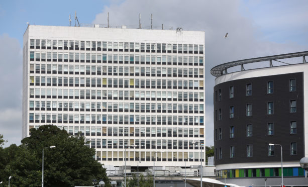 The ageing tower block.