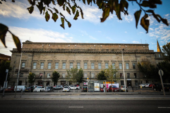 The south side of the Caird Hall.