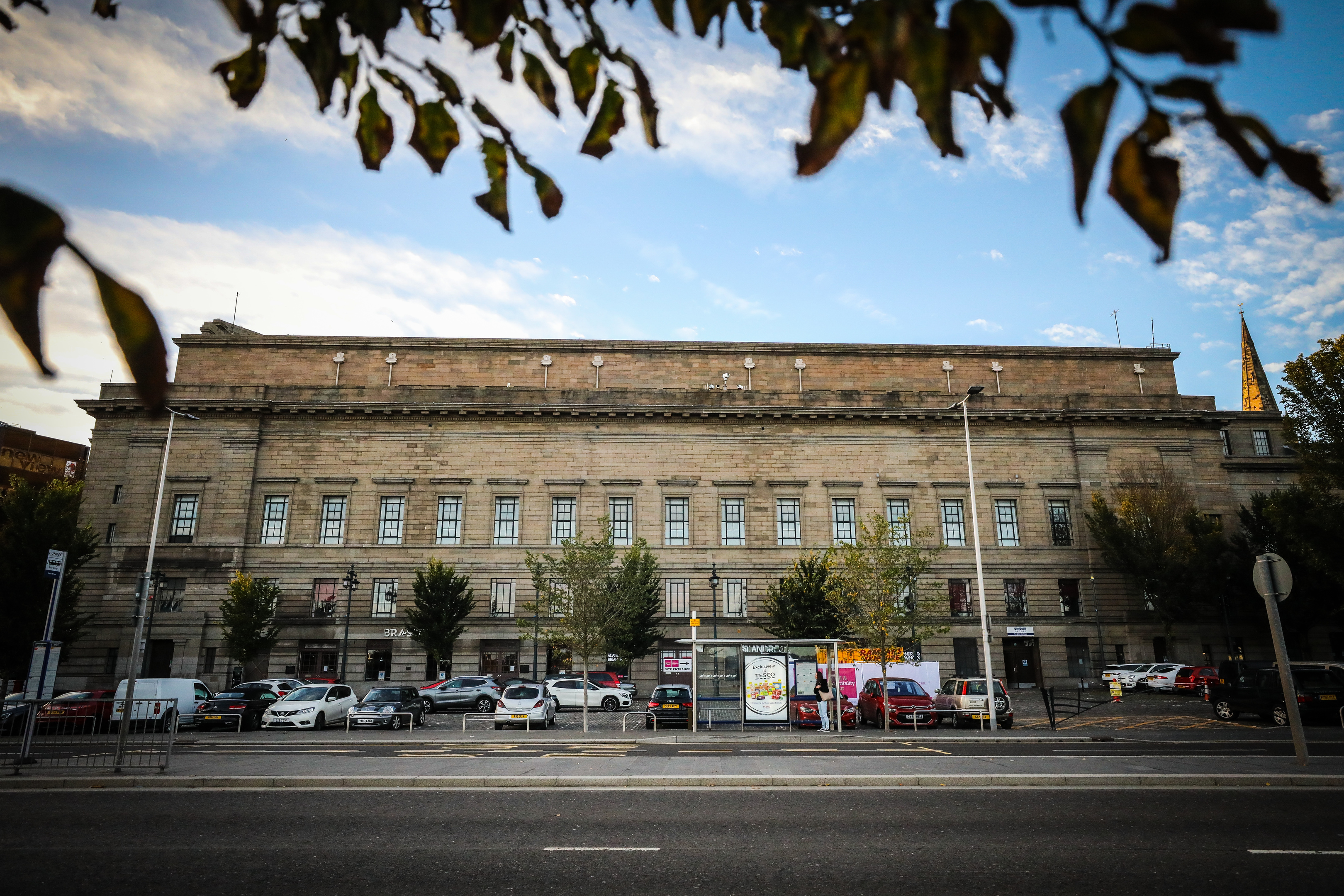 The south side of the Caird Hall.