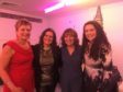 Karen Morrison (right) with Lorraine Kelly and other finalists Karen Williams and Andrea Smith.