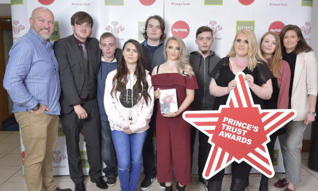 Perth YMCA with their Prince's Trust award