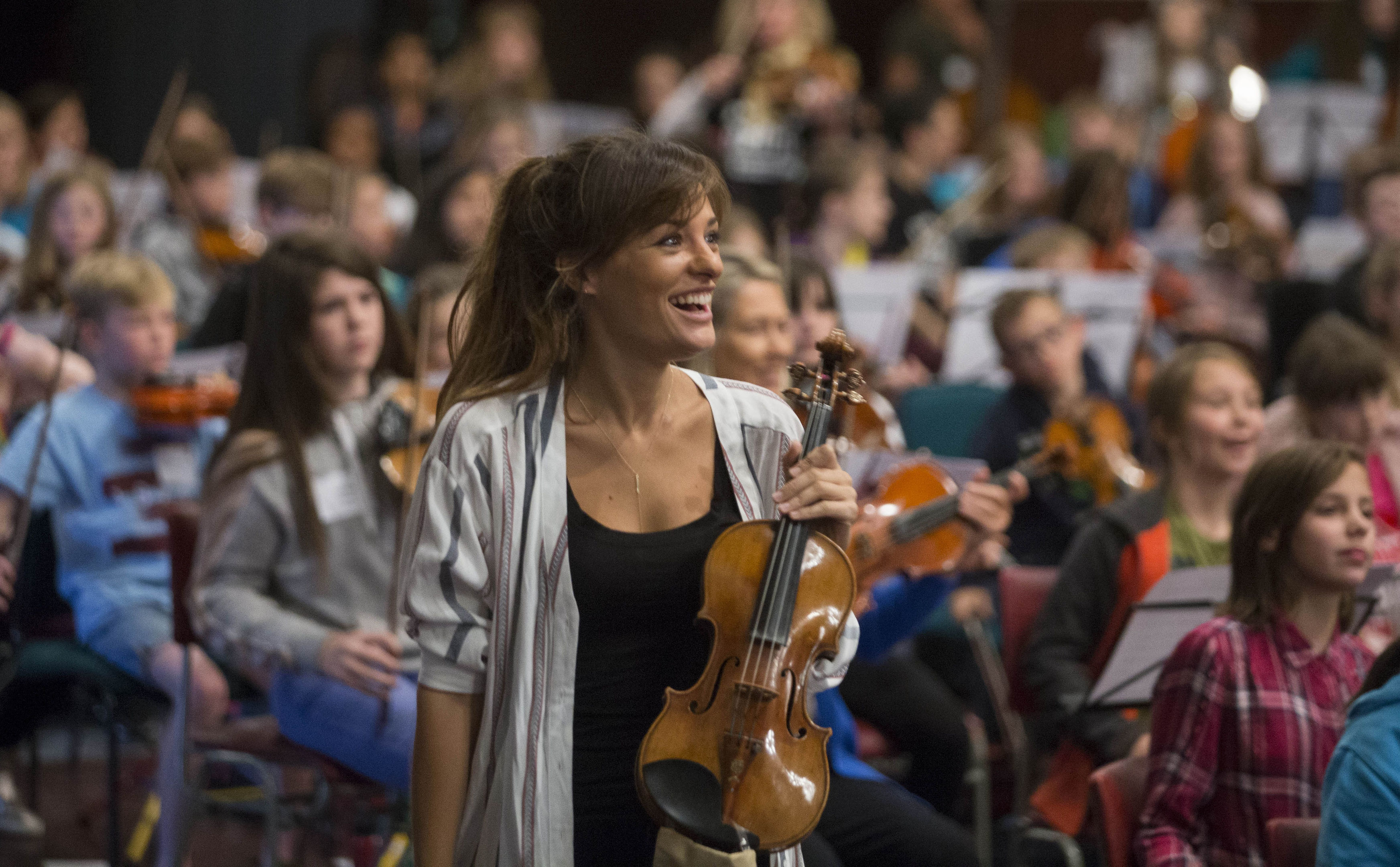 Nicola Benedetti in the Caird Hall.