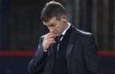 Jim McIntyre on the touchline.