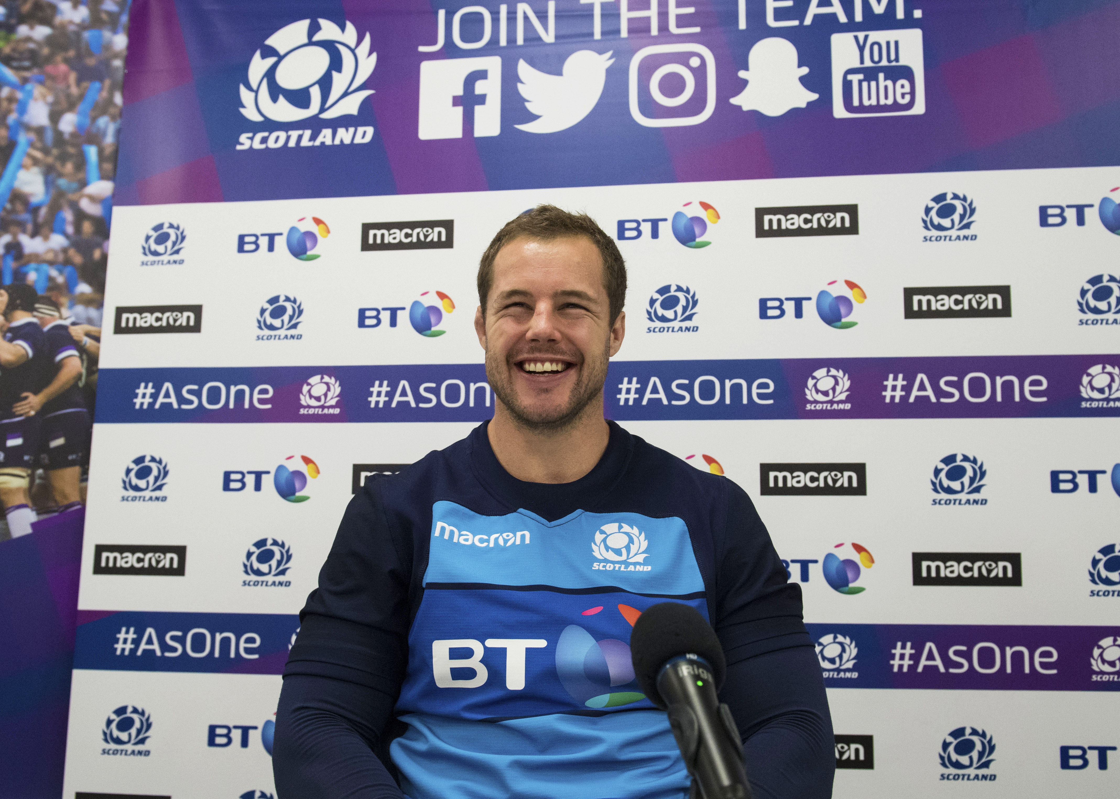 Allan Dell has come back from serious injury to get back in the Scotland team.
