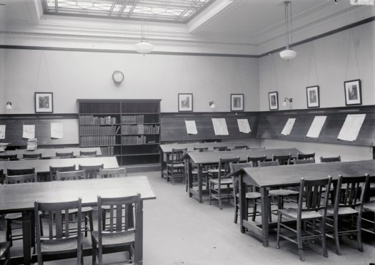 The library not long after it opened.