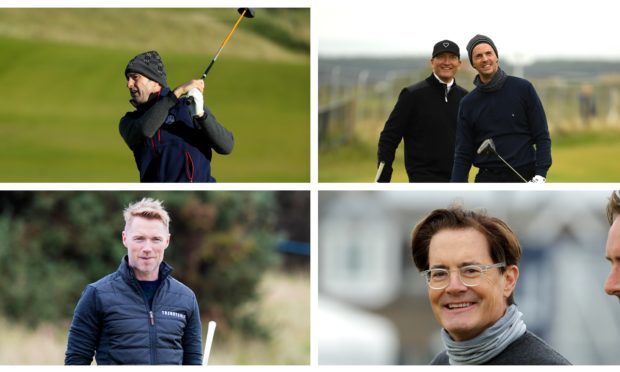 Celebrities arrive in Courier Country for the 2018 Alfred Dunhill Links Championship.