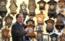 Roman Pierkarski starts changing the cuckoo clocks in his museum