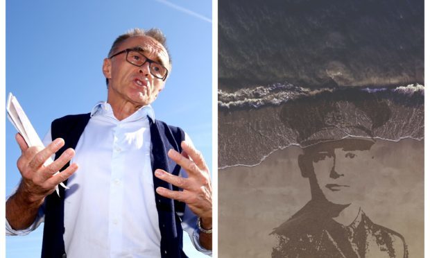 One of the artworks by Danny Boyle will take shape at West Sands, St Andrews.