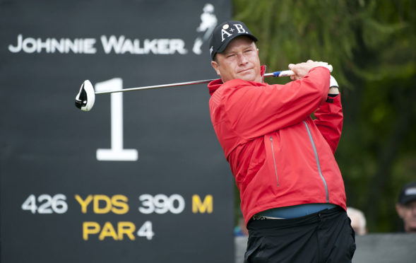 Greig Hutcheon won his third Scottish PGA Championship at Gleneagles.