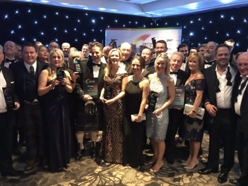 Some of the main winners at the 2018 Courier Business Awards.