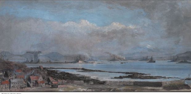 The Grand Fleet in the Forth