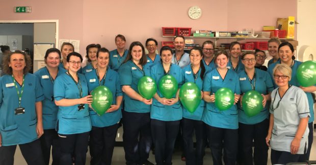 NHS Tayside staff celebrating Occupational Therapy Week.