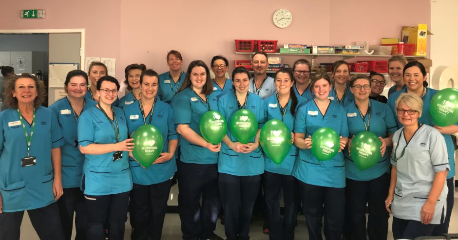 NHS Tayside staff celebrate Occupational Therapy Week