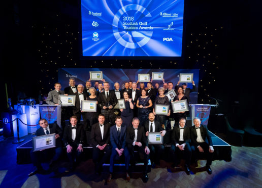 Scottish Golf Tourism Awards, Fairmont St Andrews,