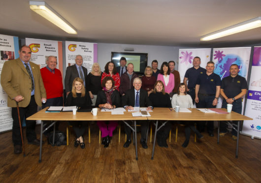 Angus Care and Repair board at their November 2018 meeting in Forfar.