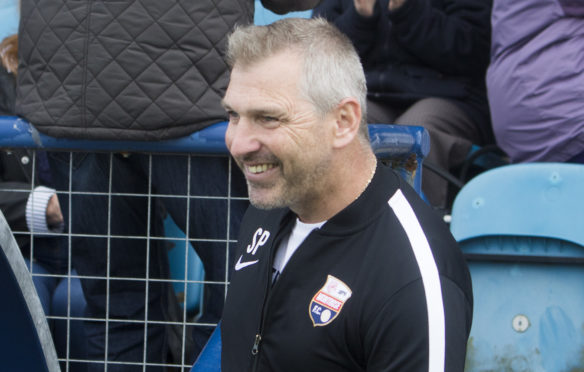 Montrose manager Stewart Petrie.