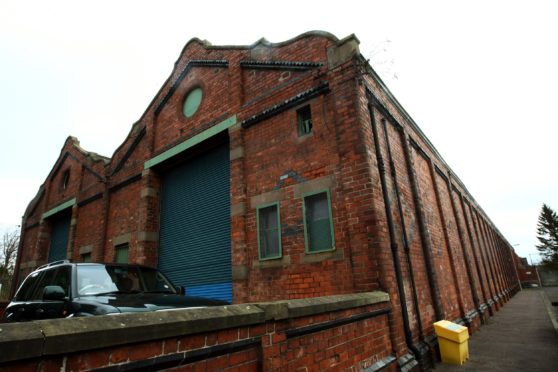 The former tram depot in Stobswell.