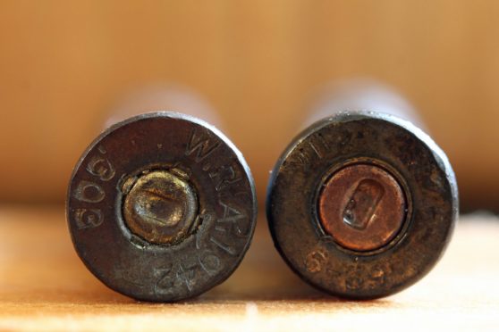 The bullets which were discovered.