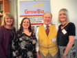 GrowBiz mentoring programme team (from left) Ruth McLaren, Jennifer Lindsay-Finan, Alan Garratt and Clair Smith